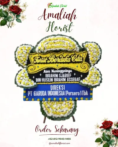 Papan Bunga Duka di Murni